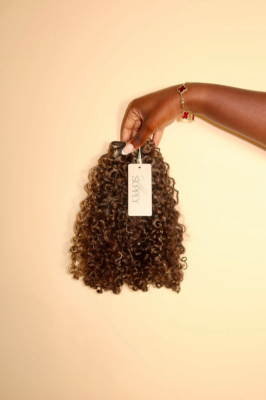 Honey Mocha Soft Curly Bundle