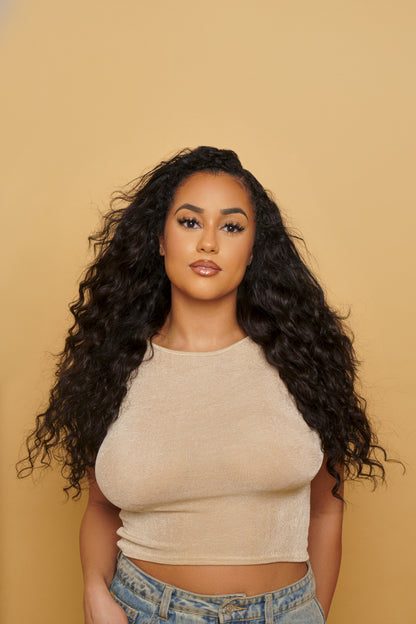 Natural Wavy U-Part Wig