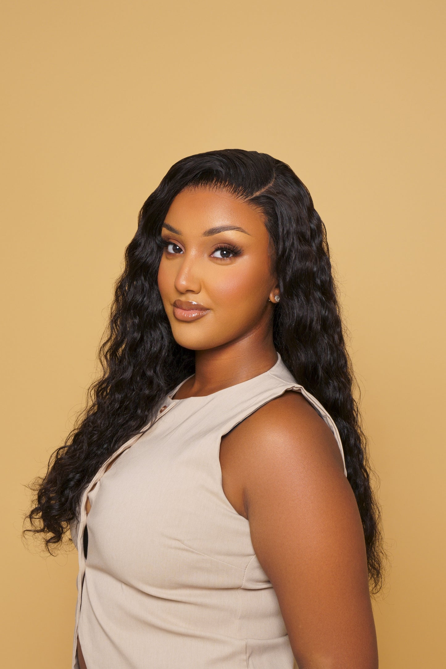 Natural Wavy 6x6 HD  Lace Closure Wig